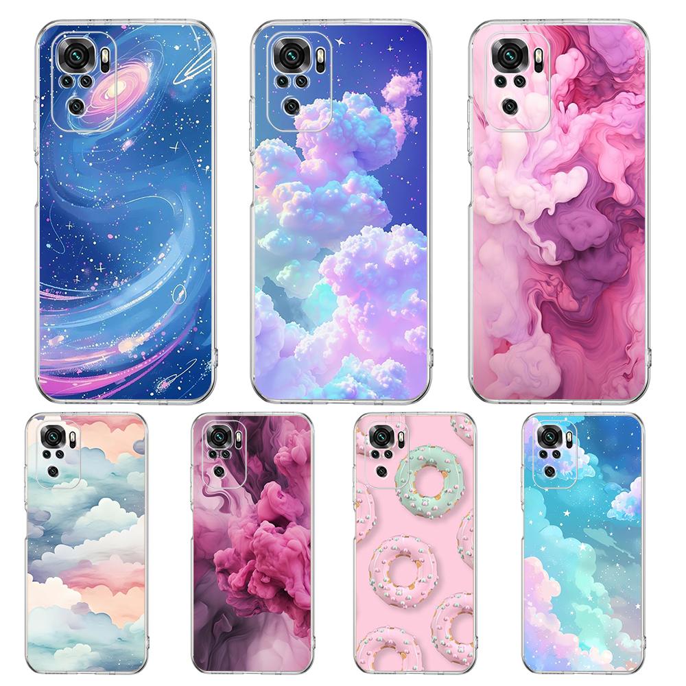 Floating Liquid Candy Mural Phone Case For Xiaomi Redmi Note 14 13 12 5G 9S 9 10 11 Pro Plus 4G 9T 14C 13C 12C 10C 9C 9A Cover