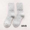 5/10 Pairs Casual Winter Fleece Lined Thickened Warm Socks for Women College Style Mid Calf Socks Ultra Thick Wool Socks Solid Color Long Socks