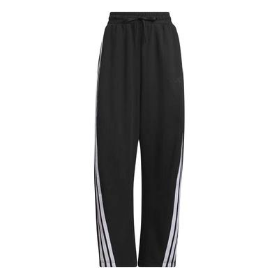 Side Stripe Soft Breathable Comfortable Skin-Friendly Banana Casual Pants Women Bottoms Black JY7697