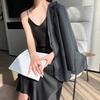Women Mid Dress Satin Spaghetti Strap V Neck Basic Sleeveless Dress-up Backless High Waist Elegant Lady Summer Dress Women  Clothes