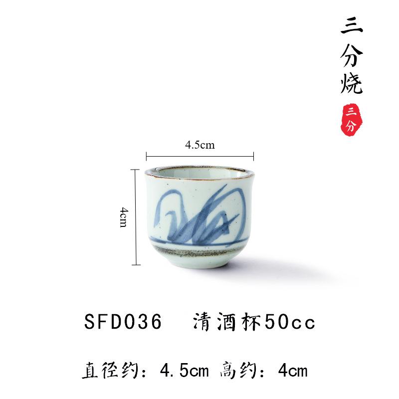 

Japanese Style Ceramic Wine Set Creative Hand-painted Sake Pot Wine Cup Barware for Gift Dispenser Sake Set Accessories 2025 New