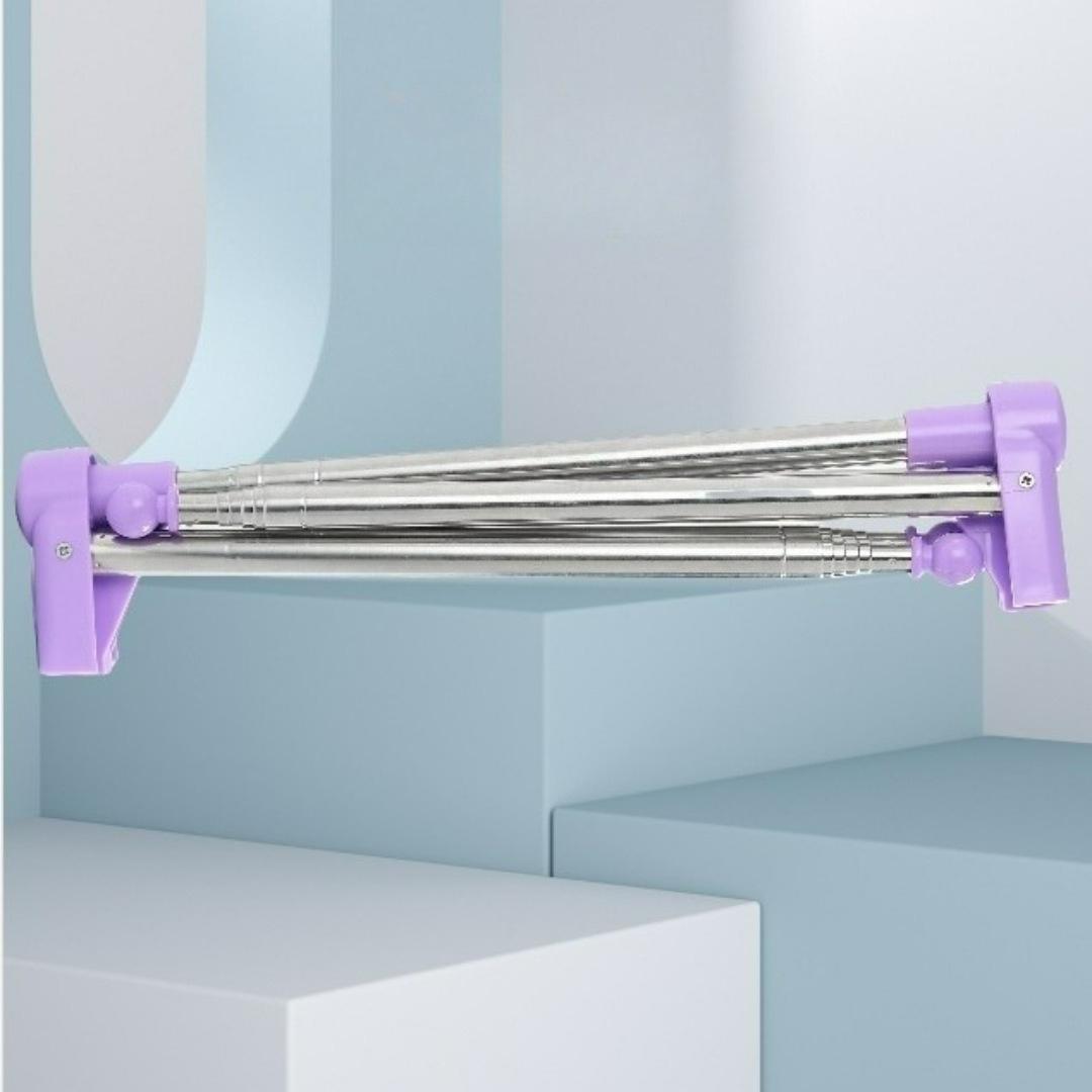 Складная сушилка для одежды Складная сушилка для белья Экономия места Напольная сушилка для белья для балкона Спальни фиолетовый