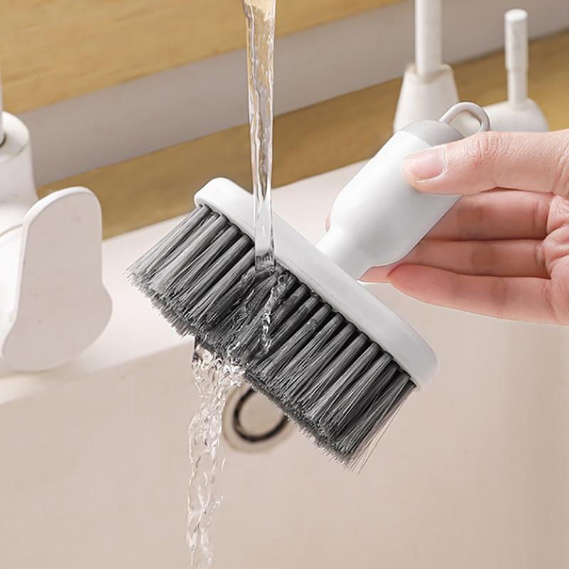 1/2Pcs Multifunctional Keyboard Cleaning Brush 2-In-1 Soft Bristle Dust Remover Tool Household Crevice Brush Window Gap Brush