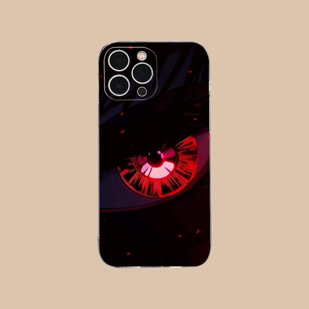 

Anime Eyes Phone Case for iPhone 17 16 15 14 13 12 11 X XR XS Air Pro Max Plus Mini Soft TPU Clear Cover iPhone XS Max