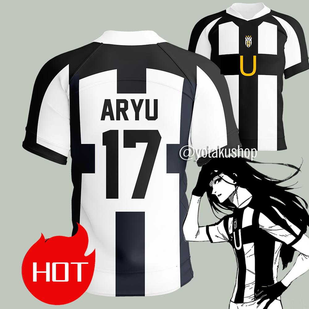 2025 Blue Lock Ubers Jersey Soccer V-neck T Shirts Cosplay Uniforms Barou Aiku Lorenzo T Shirt Unisex Uber Street Wear Tops