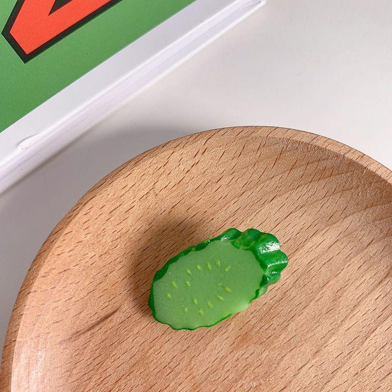 

Японская милая серия заколок с имитацией еды, цветная капуста, огурец, кукуруза, ломтик корня лотоса, смешная женская заколка-крокодильчик