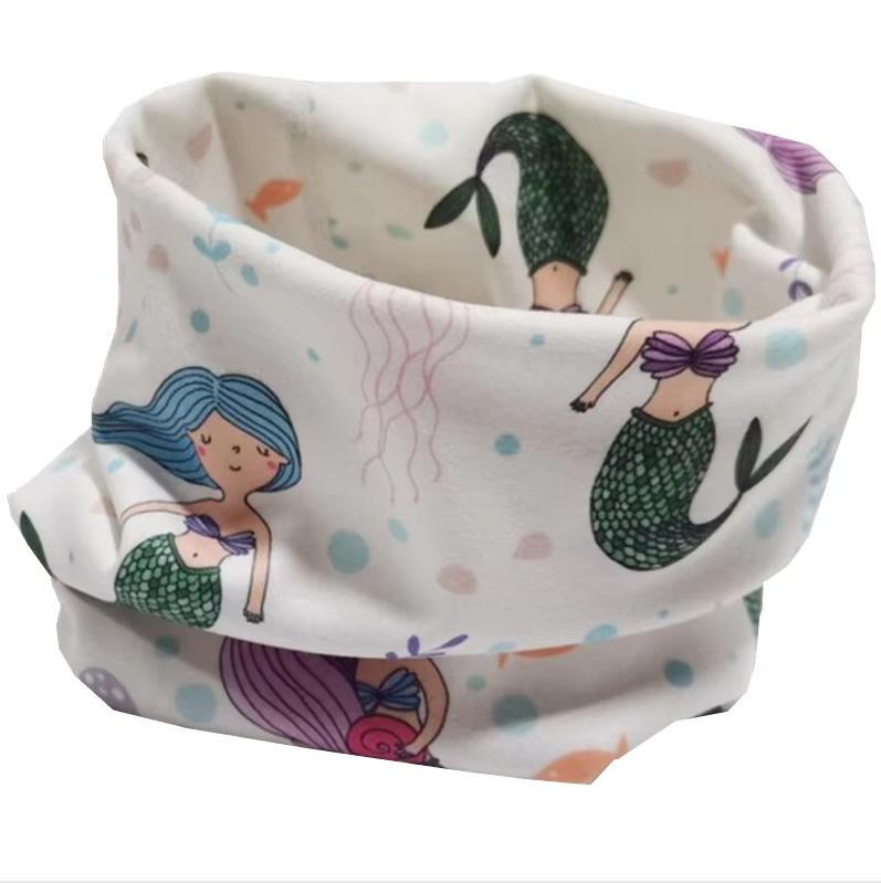 Neuer Frühling Herbst Kinder Schal Mode Kinder Baumwollschal Jungen Mädchen O-Ring Schal Kinder Kragen Kinder Halstuch