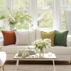Soft Throw Pillow Covers Velvet Decorative Pillow Covers with Stitched Edge For Couch Sofa Bed