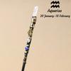Zodiac Crystal Magic Wand Crystal Ball Magic Scepter Creative Fairy Stick  Holiday Gift