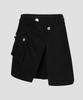 Beodeonteu Garment-Dyed Multi-Pocket Layered Shorts [Black]