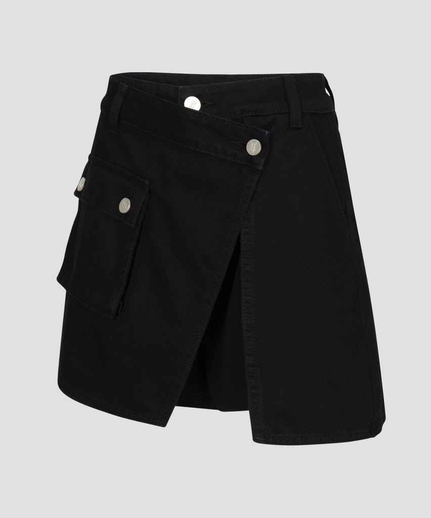 Beodeonteu Garment-Dyed Multi-Pocket Layered Shorts [Black]