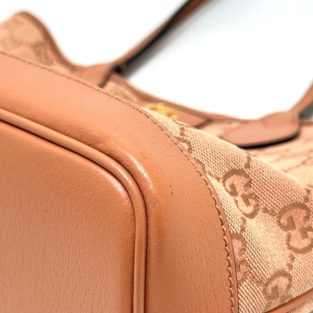Gucci 742102 GGCanvas Ophidia GG Small Hand Bag Tote Bag GGCanvas Pink