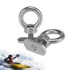 2pcs Stainless Steel Track Mount Kayak Tie Down Eyelet Track Mount Tie Up Eyelet Kayak Tie Down Eye Bolt for Kayak Accessories