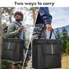 Portable Power Station Bag Waterproof Carrying Case Travel Storage Bag Multiple Pockets for BLUETTI Portable Power Station AC180