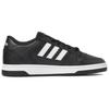 Adidas Break Start Synthetic Leather Trendy Comfortable Non-Slip Wear-Resistant Low-Top Skate Shoes Unisex Sneakers Black JR8151