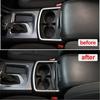 Carbon Fiber Cup Holder Panel Trim Decal Cover for Dodge Charger 2015-19 Gear