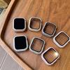 1pc Rhinestone Decor Tempered Glass Screen Protector Watch Case For Apple Watch 38/40/41/42/44/45Mm,Series SE/9/8/7/6/5/4/3/2/1