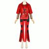 Halloween Descendants Film Cosplay Costumes For Kids Movie The Rise Of Red Chloe Princess Dress Girls Jacket Coat Pants Uniform