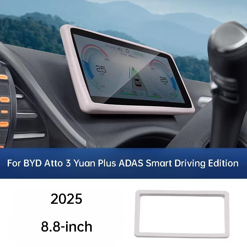 Für BYD Atto 3 Yuan Plus ADAS Smart Driving Edition 22-25 Auto-Navigationsbildschirm-Rahmen Silikonabdeckung Armaturenbrett-Display-Schutz