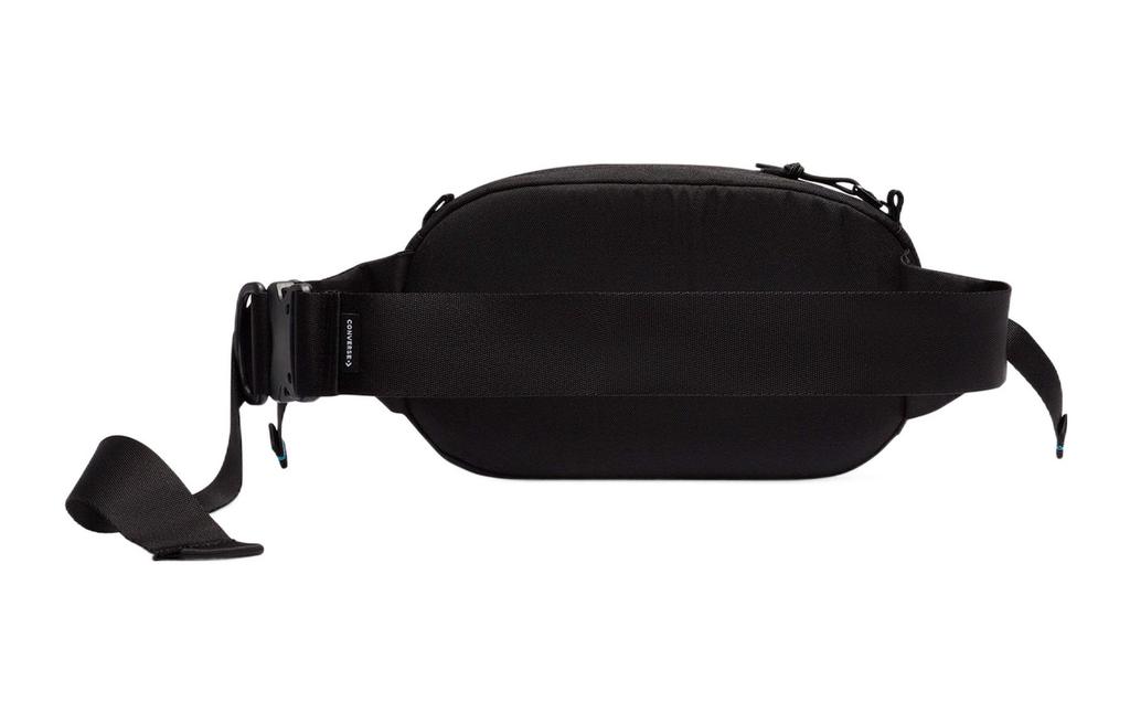 Converse Polyester Schlingtasche Ein Schulter Crossbody Bauchtasche Regular Unisex Schwarz 10023820-A01