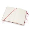 Moleskine Notebook Classic Notebook Hardcover Plain Large Size X Red QP062R (13cm 21cm)