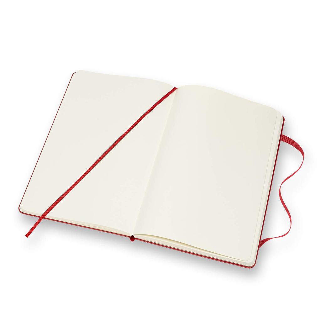Moleskine Notebook Classic Notebook Hardcover Plain Large Size X Red QP062R (13cm 21cm)