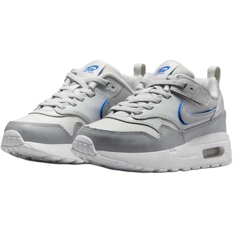 Nike Air Max 1 EasyOn Résistant à l'abrasion Basse top Chaussures Lifestyle Enfants Gris Enfants Âgés de 3 à 7 Ans HF0964-001