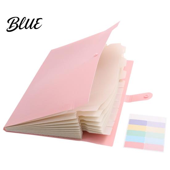 Study Supplies for School Expanding File Folder Waterproof PP A4 Letter Size Document Paper Storage Organizer Portable Receipt Organizer And Office