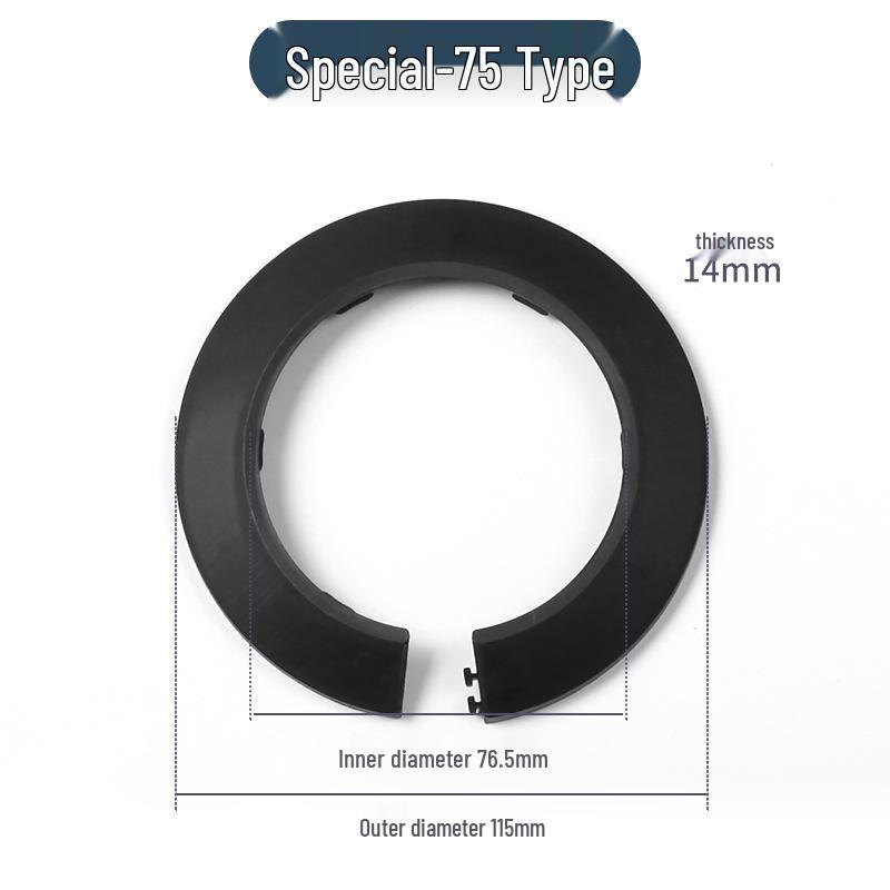 Pipe Decorative Snap-On Ring Cover for PVC or Galvanized Fire and Drainpipes