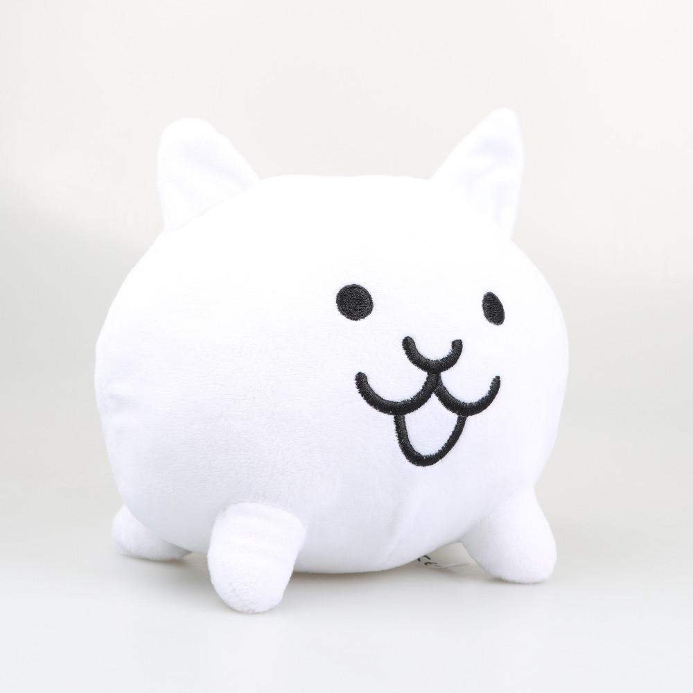 The Battle Cats Meow Wars Neko Lucky Cat White Cat Pillow Doll Doll