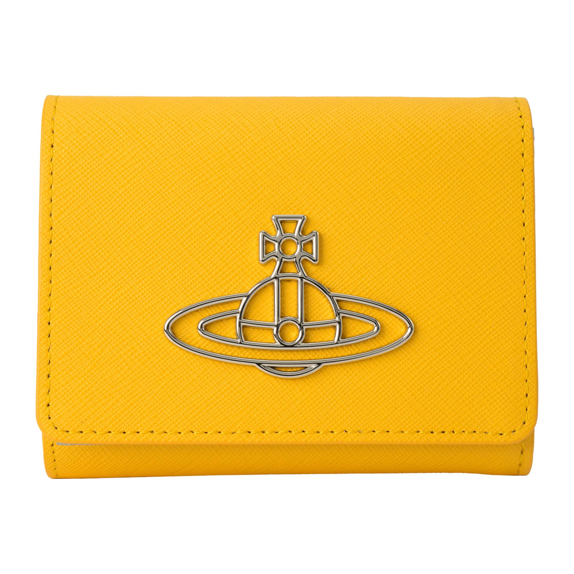 

Vivienne Westwood Wallet 51150001 L001N E401 Small Frame Wallet Yellow Tri-fold [Used]