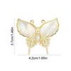 Elegant Women Lapel Pins Exquisite Safety Pins French Butterfly Brooches  Small Gifts