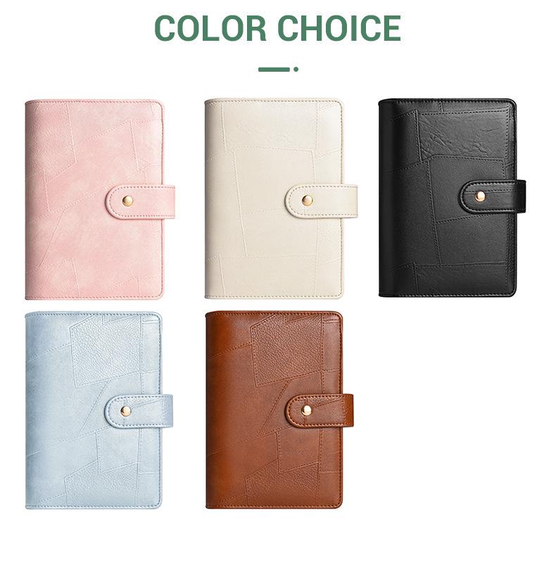 A5 Large Capacity Removable Loose-Leaf Notebook: Simple Design for Students