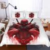 Deadpool Anime, Home Bedroom Comforte Nordic Polyester Material, Suitable for Children and Adults, 3-piece Set
