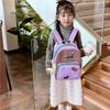 Adorable Cartoon Oxford Cloth Backpack For Kids In Pink Or Purple For School Use