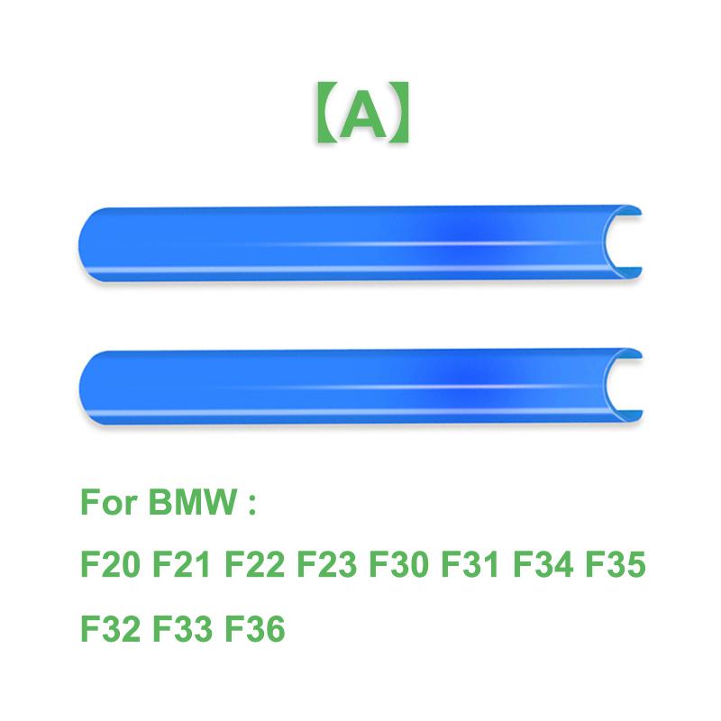 2 Peças Faixas de Acabamento da Grelha Dianteira Capa Adesivos de Moldura Para BMW F10 E60 F30 F32 F20 F22 F06 F02 F25 F26 G20 Série 1 2 3 4 5 6 7