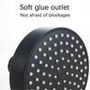 Adjustable Rainfall Shower Head 4 Inch Thickened High Pressure With Rubber Jets Shower Head Sprayer Bathroom Fixture Faucet