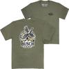 Brew City Busch Light Pheasant Hunting Camo Logo Forest Green T-Shirt