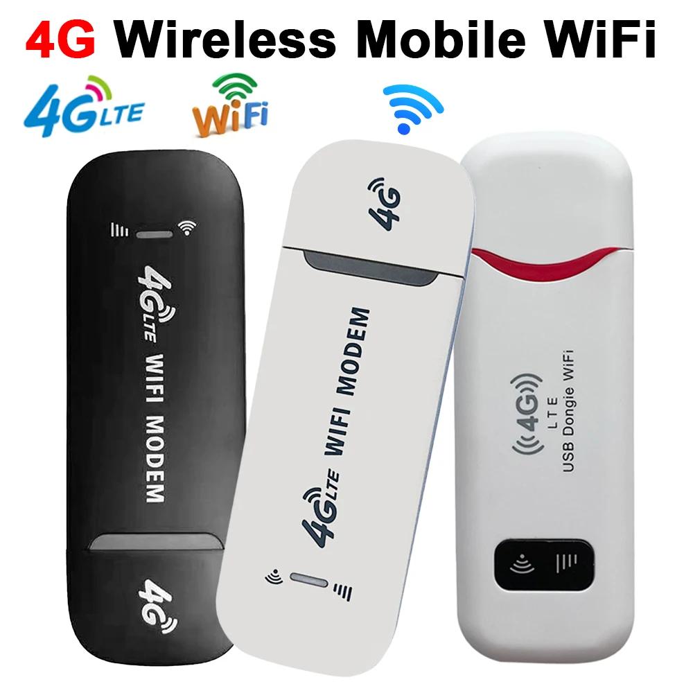 4G LTE WiFi Router Wireless Router 150Mbps SIM Card Portable WiFi Dongle Mini Pocket Hotspot Mobile Broadband USB Modem Router