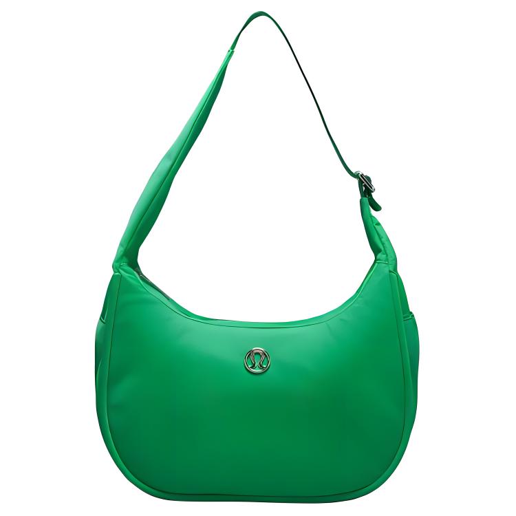 

Lululemon 4L Metal Logo Zipper Closure Nylon Mini Tote Shoulder Bag Women bags Cascadia-Green LW9EUCS-065609 Cascadia Green,Mini