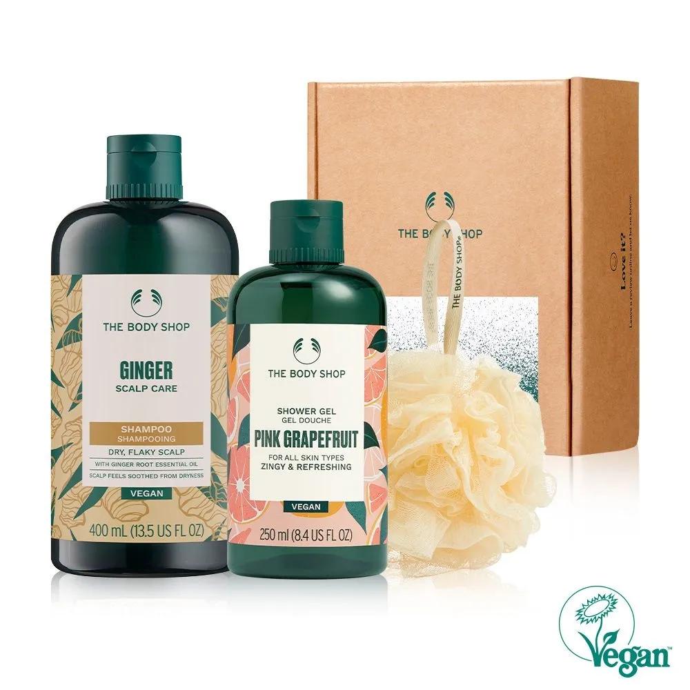 

Pink Grapefruit Shower Gel 400ml & Ginger Shampoo 250ml Gift Set (888158)