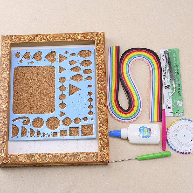 Quilling Box Set 1808: 7-Piece Kit with Tools, Patterns, and Quilling Strips