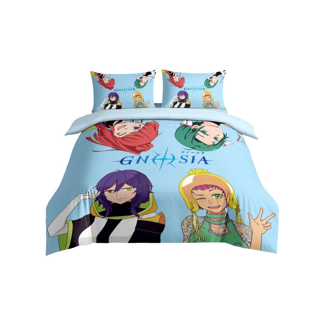 Gnosia Gift Bedding Set Cartoon Gnosia Duvet Cover Set Bed Set Aldult Kid Bedroom Single Twin Full Queen King