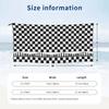 Chess Board Black and White Grid Checkered Beach Towel Soft Microfiber Quick Dry Absorbent Quick Towels For Pool