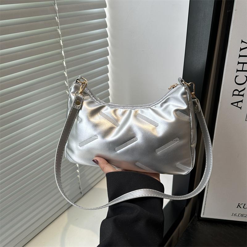 Fashion Large-capacity Shoulder Women's Bags 2025 Autumn and Winter New Down Cloth Bags Trendy Messenger Women's Bags