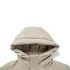 Li Ning CF Suo Solid Color Fashion Zip Hooded Versatile Casual Down Jacket Men Outerwear AYMV529-3