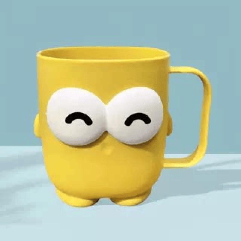 LIEI Cute Big-Eyed Children s Rinse Cup