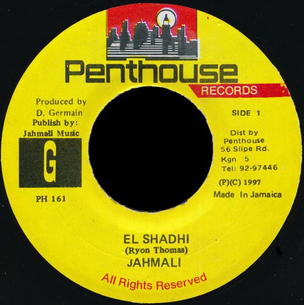 

7inch Record JAHMALI El Shadhi NONE Penthouse Recor 1997 Jamaica Reggae Ska Dub Used