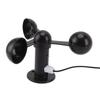 Anemometer-Sensor Windgeschwindigkeiten Cup mit 8M wasserdichtem Kabel 4cm Montageloch Anti-Interferenz 3