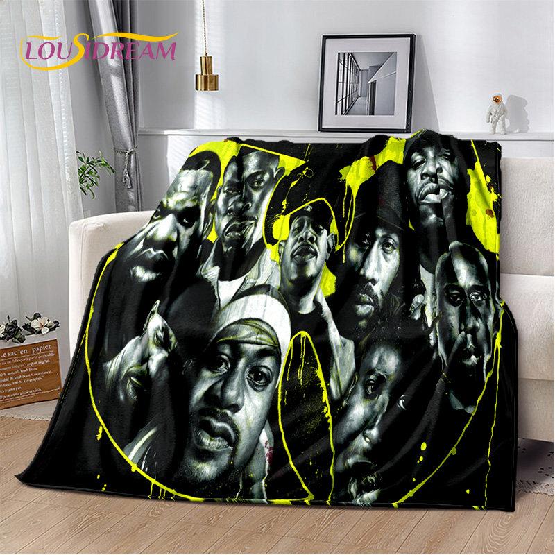 Wu T-TANG Clans Series Sign Soft Plush Blanket,Flannel Blanket Throw Blanket for Living Room Bedroom Bed Sofa Picnic Cover Kids
